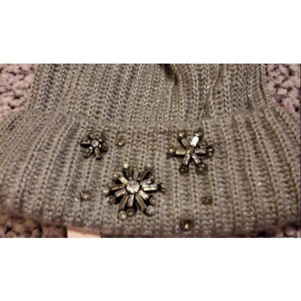 Victoria Secret Pom Pom Rhinestone Hat - Picture 4 of 6
